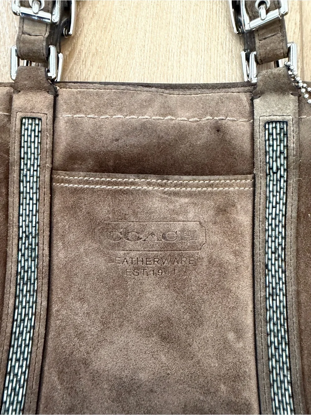 Coach 8B31 Brown Purse.